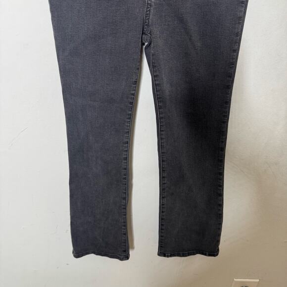 Madewell Women’s 25 Cali Demi Boot Jeans Black Button Fly High Rise Stretch - Picture 11 of 13